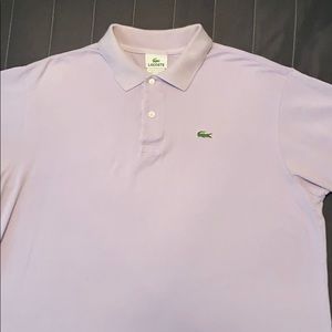 Size 7 purple Lacoste shirt